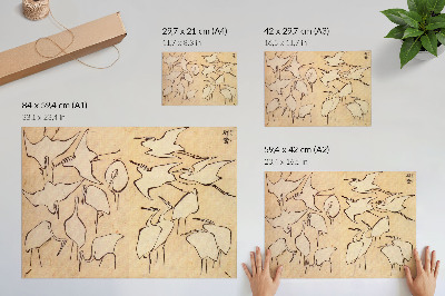 Poster Aironi di Katsushika Hokusai tratti da 