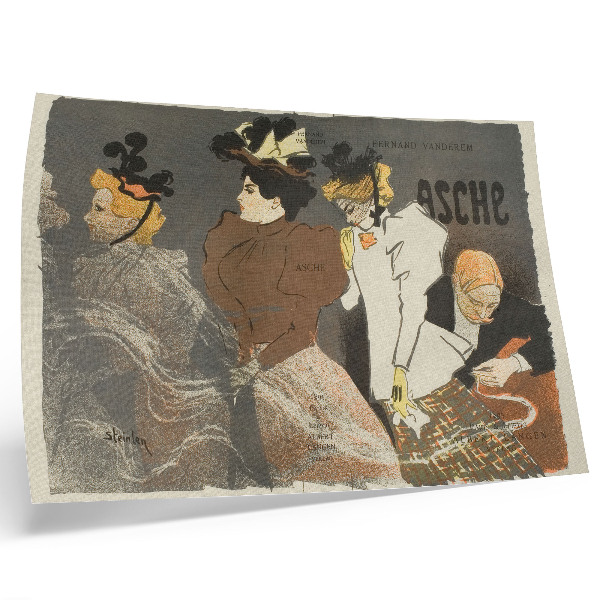 Poster murale di alta qualità Asche di Théophile-Alexandre Pierre Steinlen
