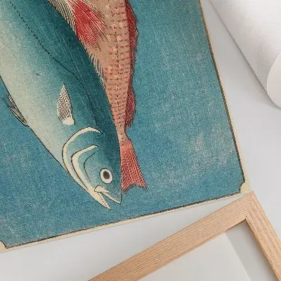 Poster murale di alta qualità con ricciola e spigola