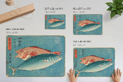 Poster murale di alta qualità Ricciola e spigola
