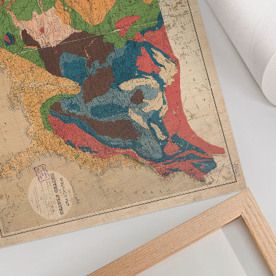 Poster Carta geologica degli Stati Uniti
