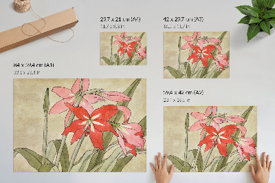 Poster Amaryllis (1915) di Hannah Borger Overbeck