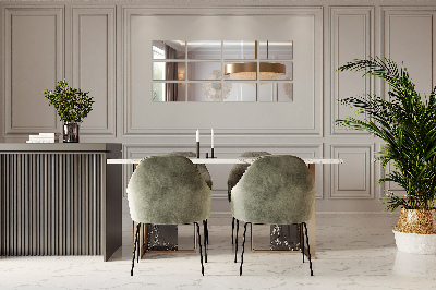 Piastrelle specchio adesive rectangulares
