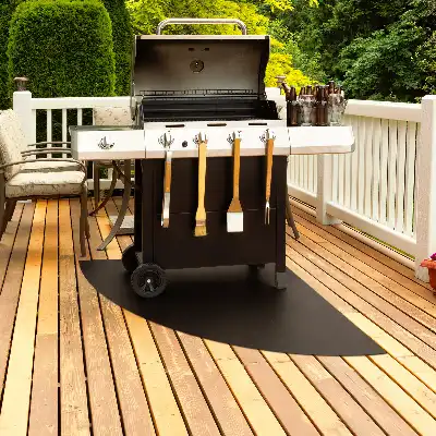Piastra per barbecue a quarto di cerchio 100x100 cm