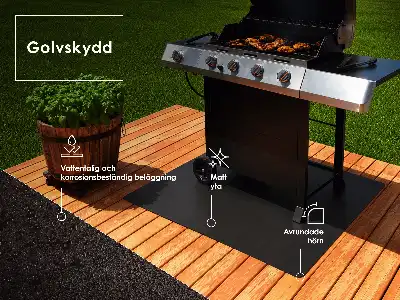Piastra per barbecue a quarto di cerchio 100x100 cm