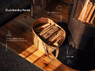 Semicircolare lastra per caminetto Nera in lamiera metallica