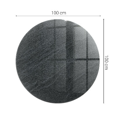 Lastra in vetro per caminetto rotondo Texture di pietra naturale