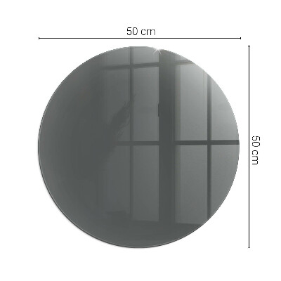 Vetro sotto stufa rotondo Colore Grigio-marrone