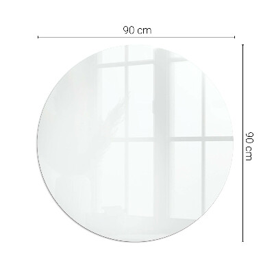 Lastra in vetro per caminetto rotondo Colore Grigio chiaro