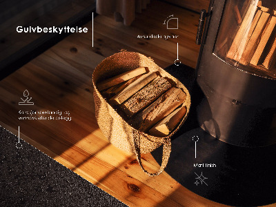 Lastra per caminetto Nera in lamiera rettangolare