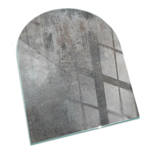 Vetro sotto stufa semi-ovale Texture superficiale grezza