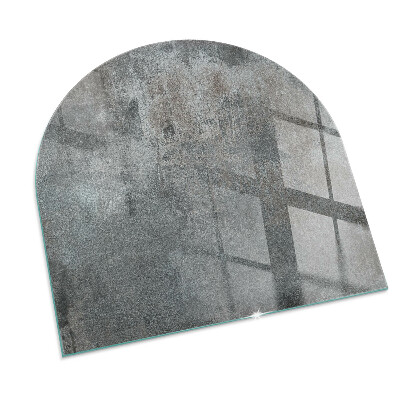 Vetro sotto stufa semi-ovale Texture superficiale grezza