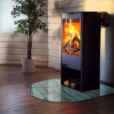 Vetro sotto stufa semi-ovale Tavole in stile rustico