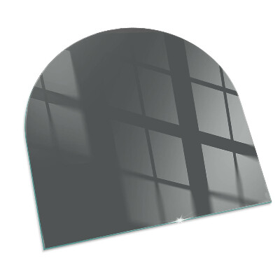Vetro sotto stufa semi-ovale Colore Grigio-marrone