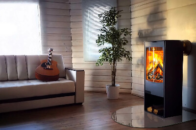 Vetro sotto stufa semi-ovale Colore Beige