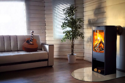 Vetro sotto stufa semi-ovale Colore Beige