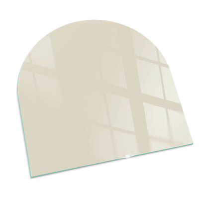 Vetro sotto stufa semi-ovale Colore Beige