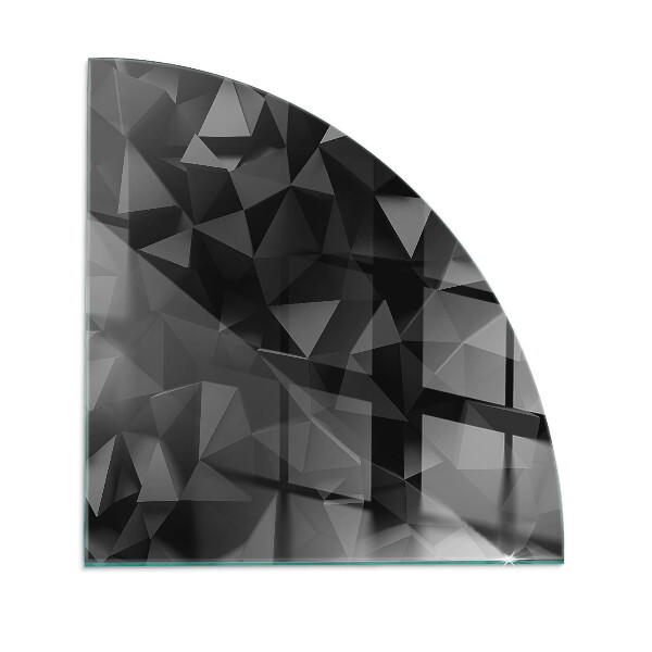 Vetro sotto il camino trimestre Geometria tridimensionale