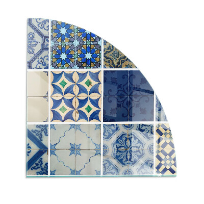 Vetro sotto il camino trimestre Modelli di piastrelle in ceramica