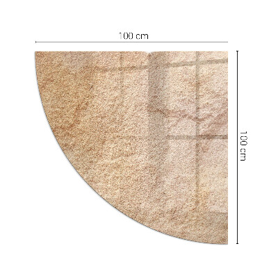 Vetro sotto stufa trimestre Texture di pietra naturale