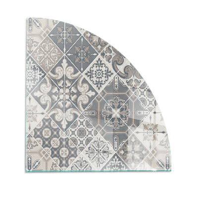 Vetro sotto il camino trimestre Motivo decorativo a mosaico
