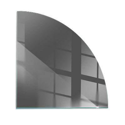 Vetro sotto stufa trimestre Colore Grigio-marrone