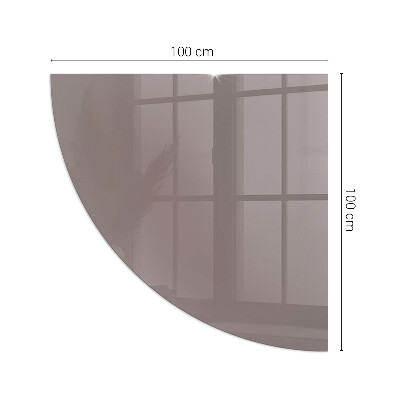 Vetro sotto stufa trimestre Colore Beige