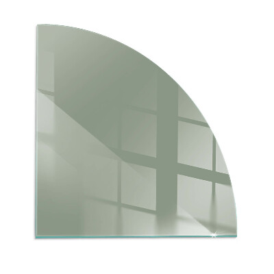 Vetro sotto stufa trimestre Colore grigio-verde