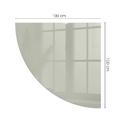 Vetro sotto il camino trimestre Colore Grigio-verde