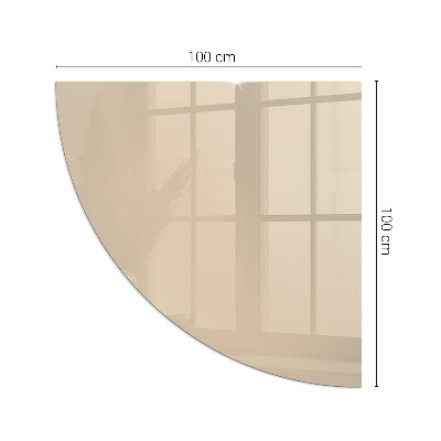 Vetro sotto stufa trimestre Colore Beige