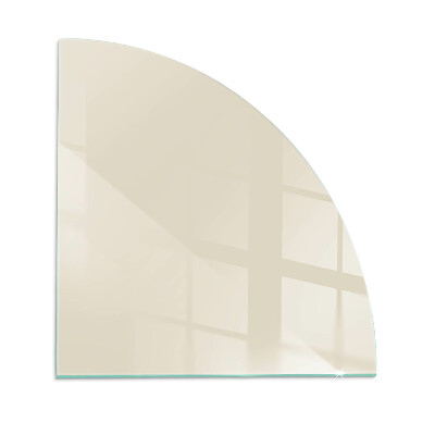 Vetro sotto stufa trimestre Colore Beige