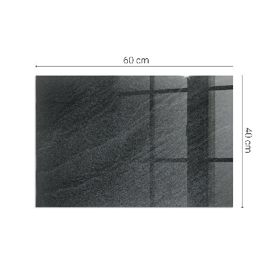 Vetro sotto stufa rettangolare Texture di pietra naturale