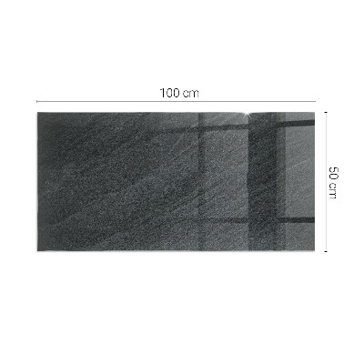 Vetro sotto stufa rettangolare Texture di pietra naturale