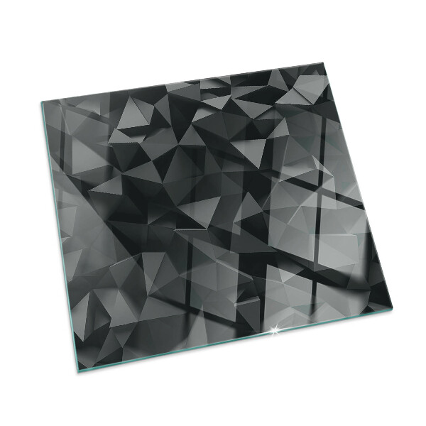 Vetro sotto stufa rettangolare Geometria tridimensionale
