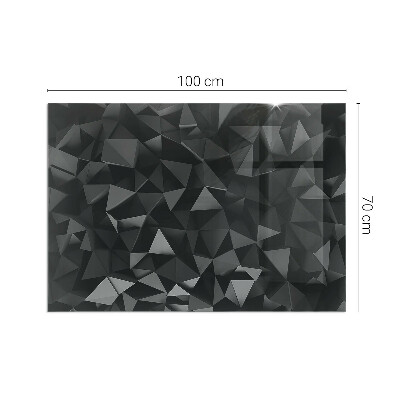 Vetro sotto stufa rettangolare Geometria tridimensionale