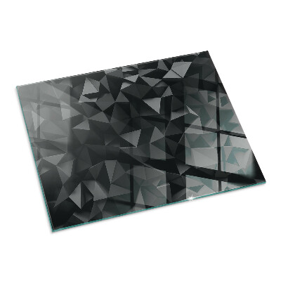 Vetro sotto stufa rettangolare Geometria tridimensionale