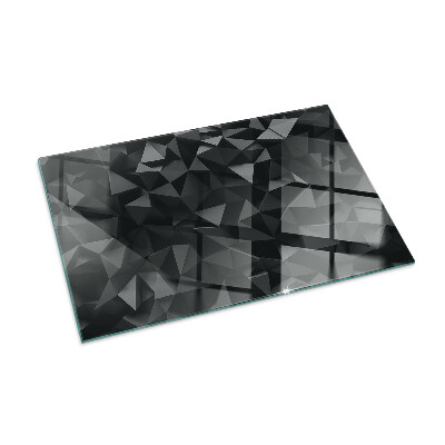 Vetro sotto stufa rettangolare Geometria tridimensionale