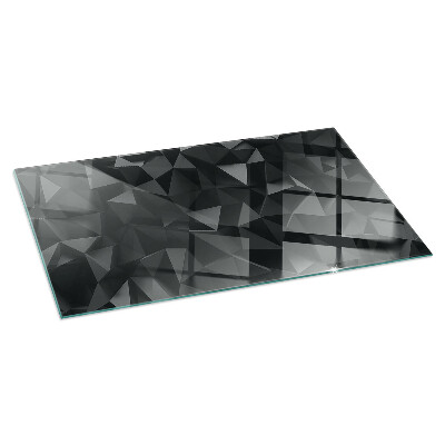 Vetro sotto stufa rettangolare Geometria tridimensionale