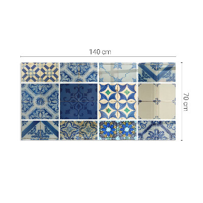 Vetro sotto stufa rettangolare Modelli di piastrelle in ceramica