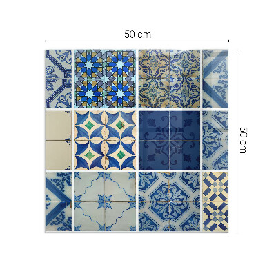 Vetro sotto stufa rettangolare Modelli di piastrelle in ceramica