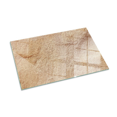 Vetro sotto il camino rettangolare Texture di pietra naturale