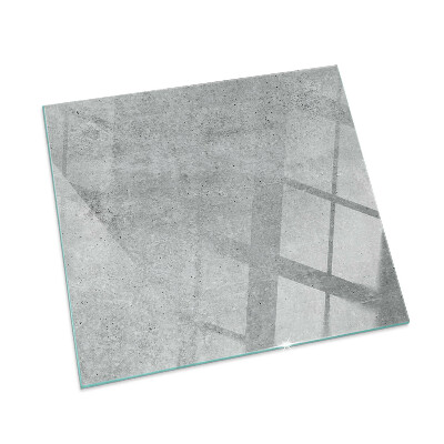 Vetro sotto stufa rettangolare Texture di cemento grezzo