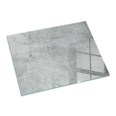 Vetro sotto stufa rettangolare Texture di cemento grezzo