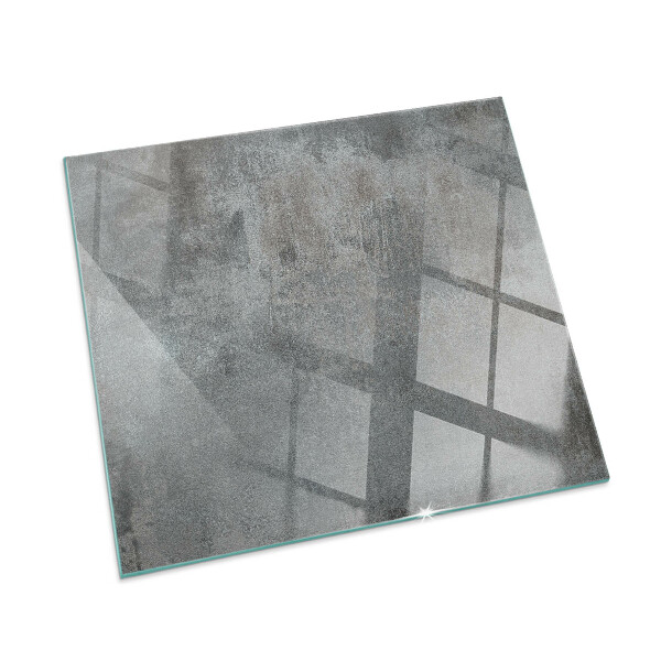 Vetro sotto il camino rettangolare Texture superficiale grezza