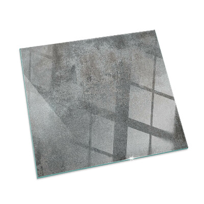 Vetro sotto il camino rettangolare Texture superficiale grezza