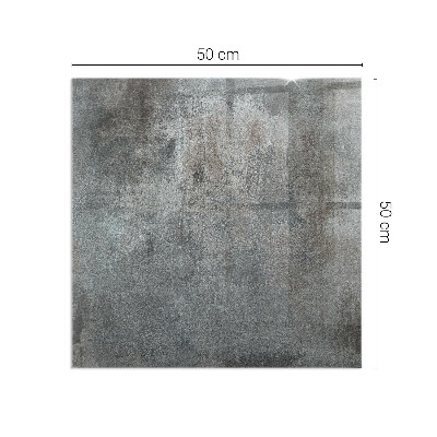 Vetro sotto il camino rettangolare Texture superficiale grezza