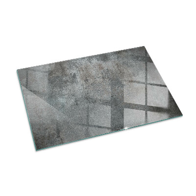 Vetro sotto il camino rettangolare Texture superficiale grezza