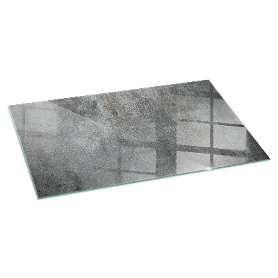 Vetro sotto il camino rettangolare Texture superficiale grezza