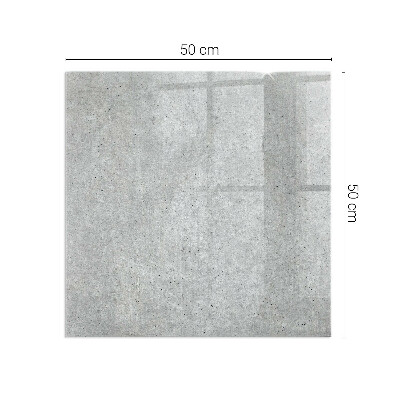 Vetro sotto il camino rettangolare Texture di cemento grezzo