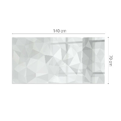 Vetro sotto stufa rettangolare Motivo geometrico astratto